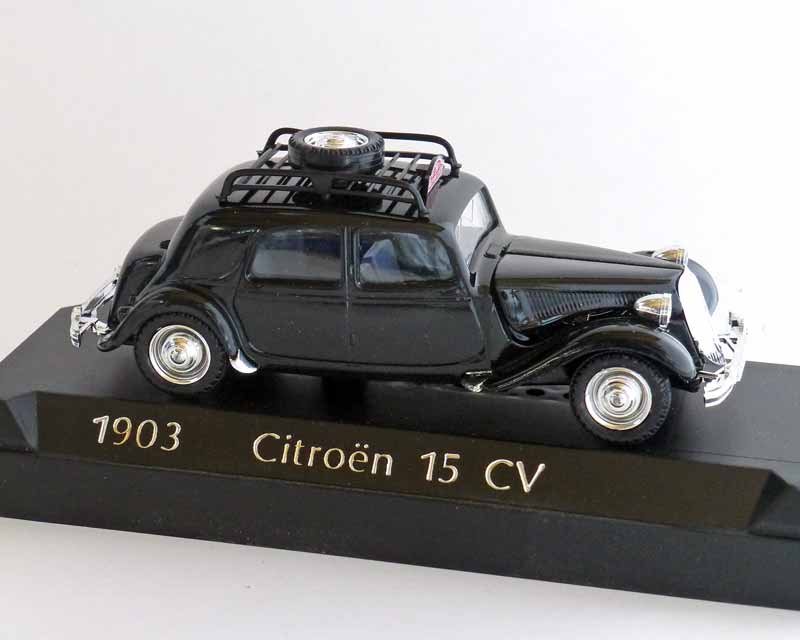 Citroen 15CV Rallye, schwarz