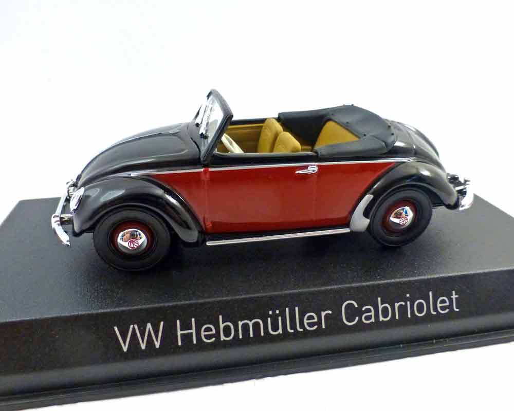 VW Hebmüller Cabriolet, rot-schwarz